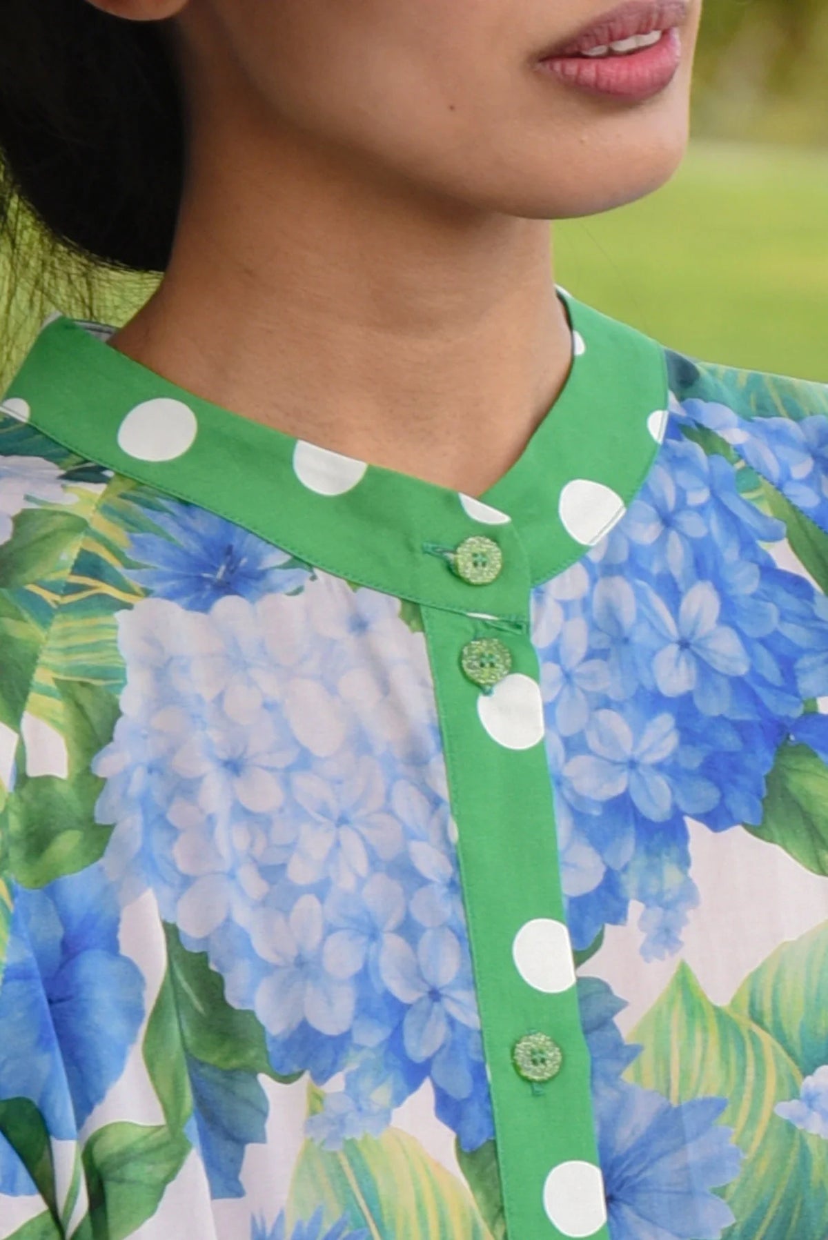 Curate Don't Make Waves Dress - Hydrangea