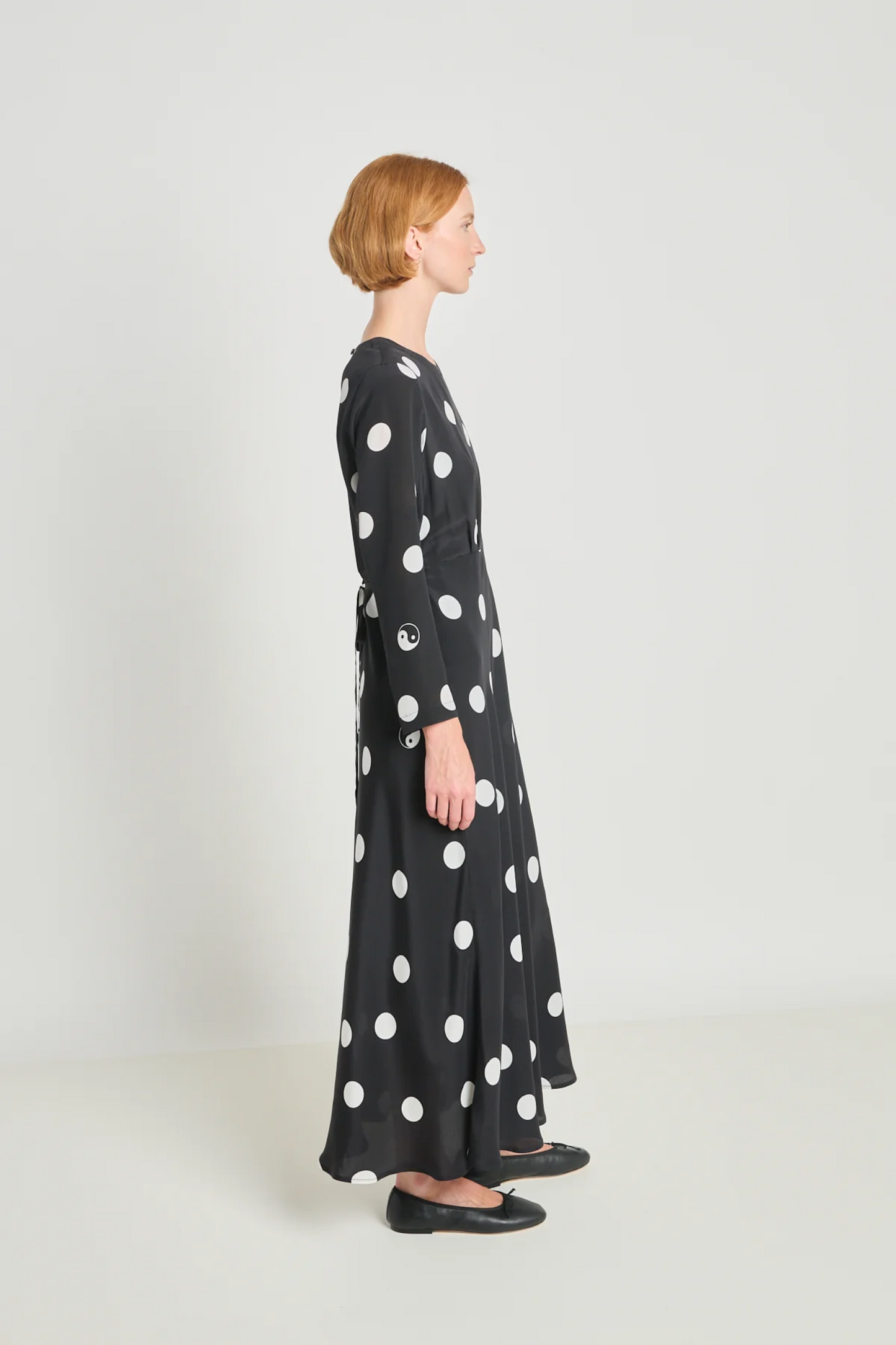 Twenty-Seven Names Circle of Trust Dress - Black Polka Dot