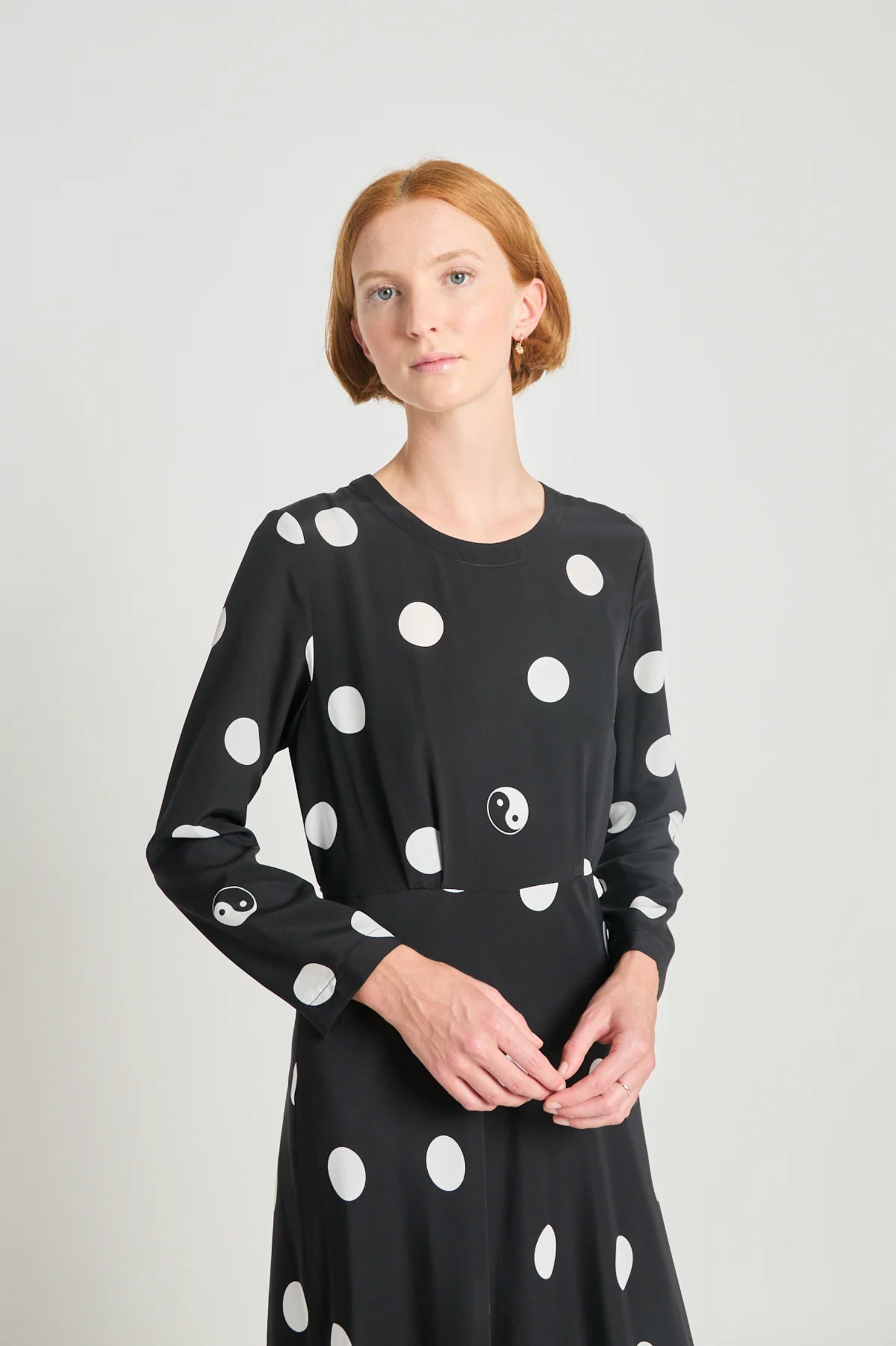 Twenty-Seven Names Circle of Trust Dress - Black Polka Dot