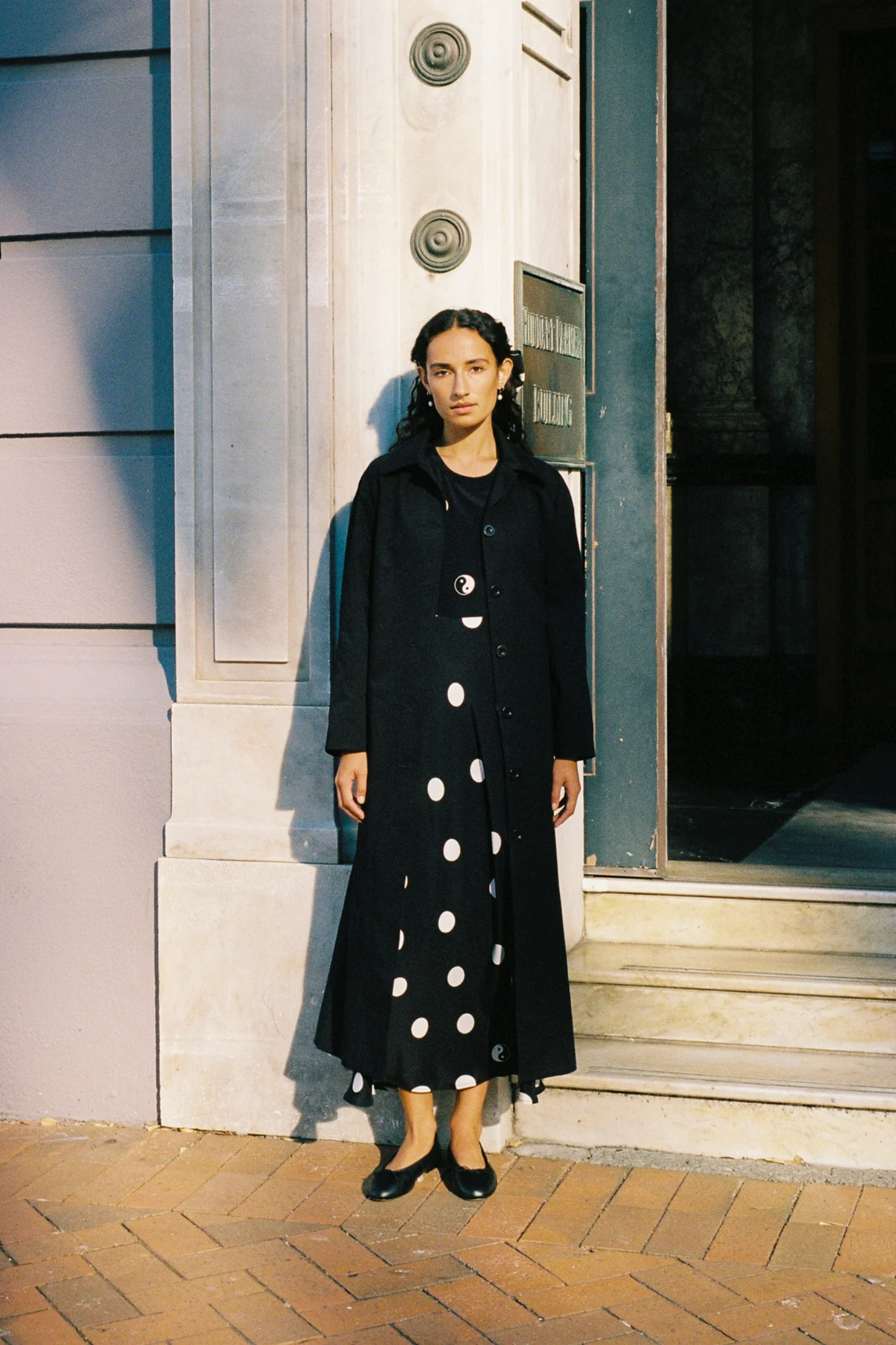 Twenty-Seven Names Circle of Trust Dress - Black Polka Dot