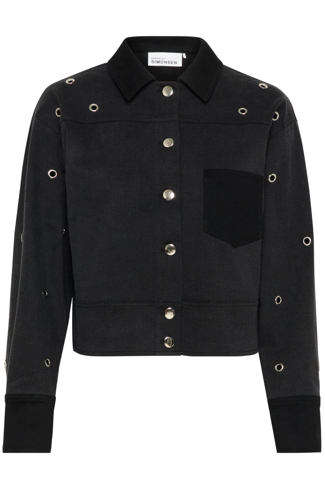 Karen by Simonsen Solvej Jeans Shirt - Thunderstorm