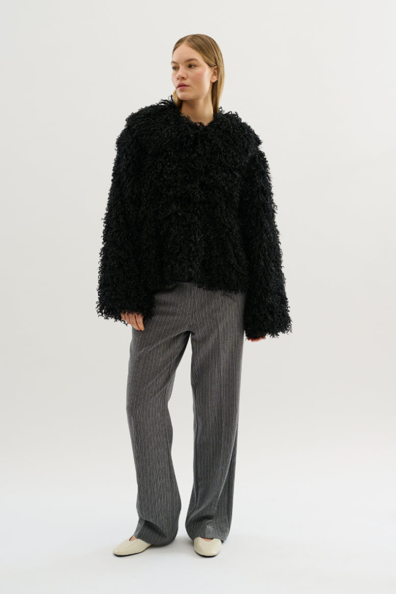 Karen by Simonsen Spencer Fur Jacket - Meteorite