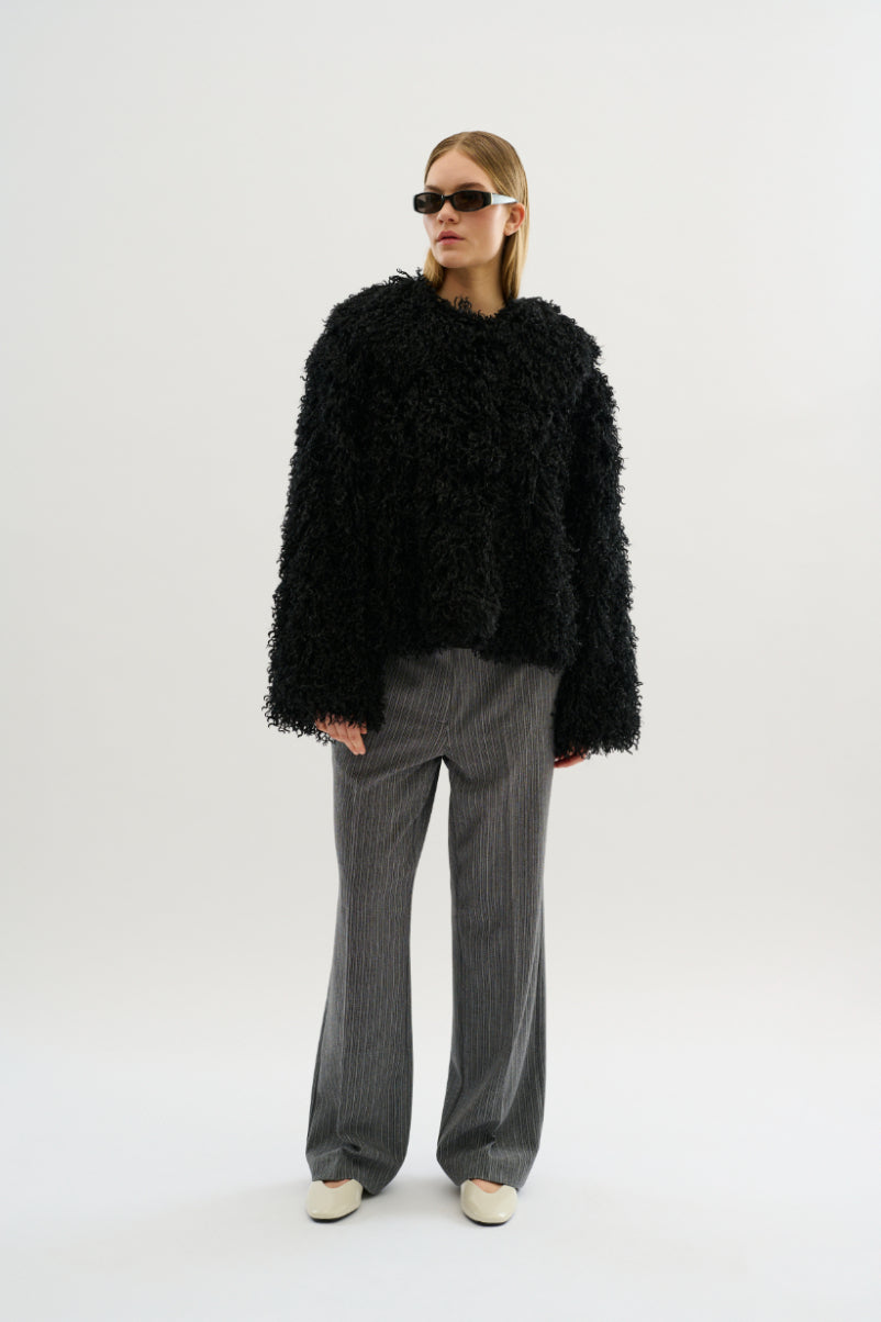 Karen by Simonsen Spencer Fur Jacket - Meteorite