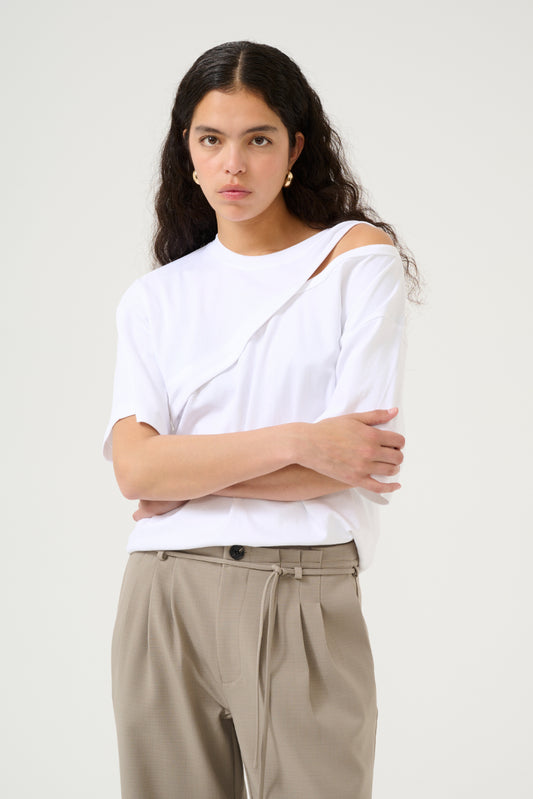 Karen By Simonsen KBRenee Hole Tee - Bright White