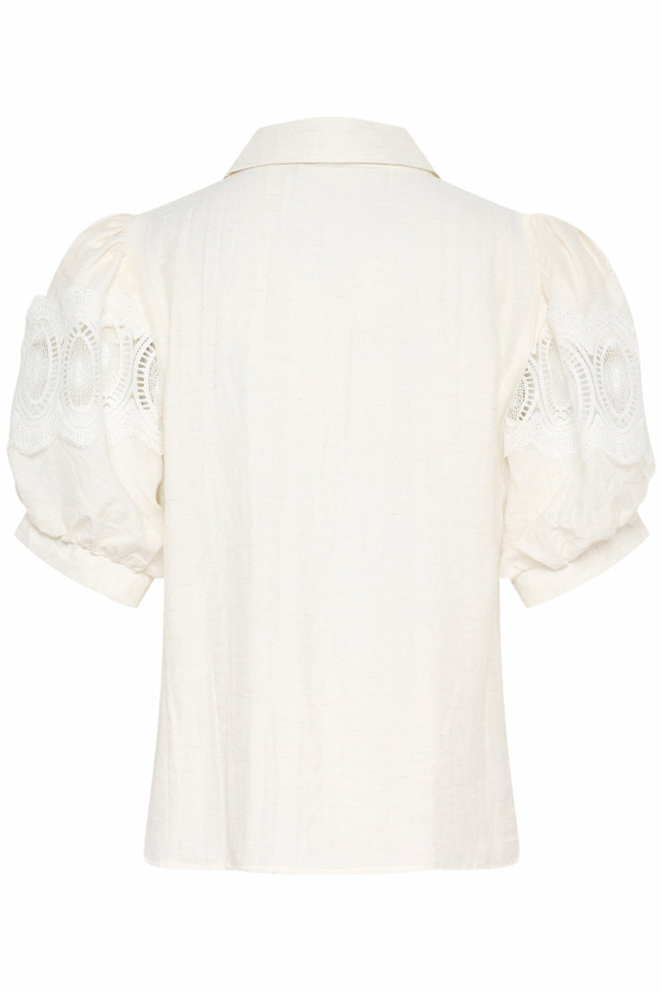 Karen By Simonsen KBUrith Frosty Blouse - Egret