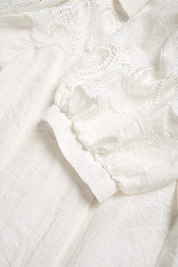 Karen By Simonsen KBUrith Frosty Blouse - Egret