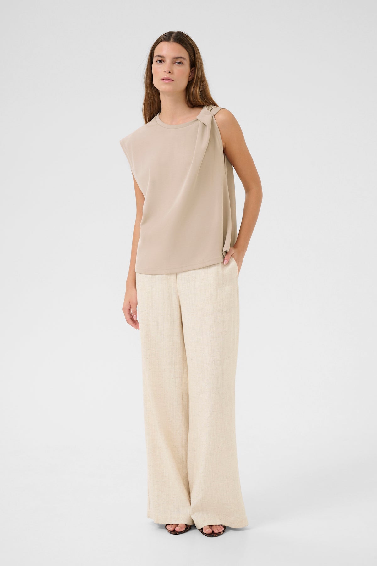 Karen By Simonsen KBUmeko Top - Simply Taupe