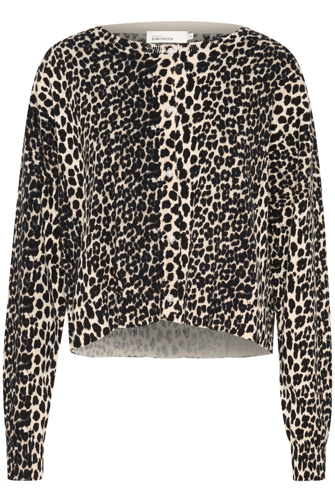 Karen By Simonsen KBUriela Cardigan - Urela Print Seedpearl