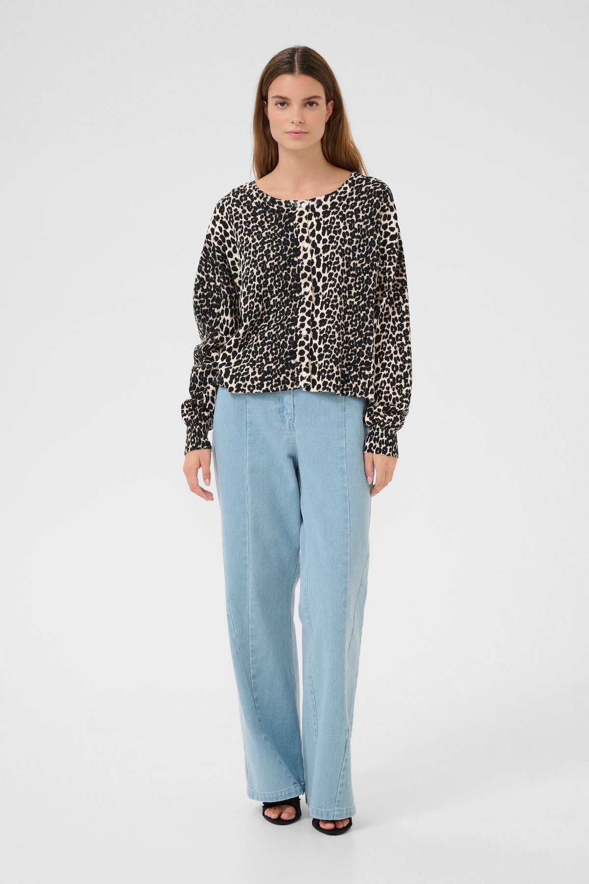 Karen By Simonsen KBUriela Cardigan - Urela Print Seedpearl