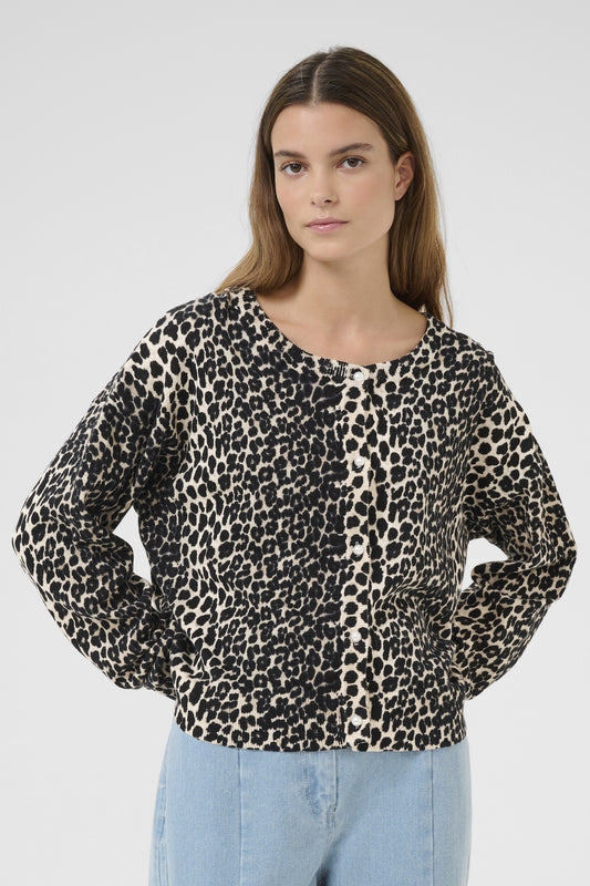 Karen By Simonsen Uriela Cardigan - Urela Print Seedpearl