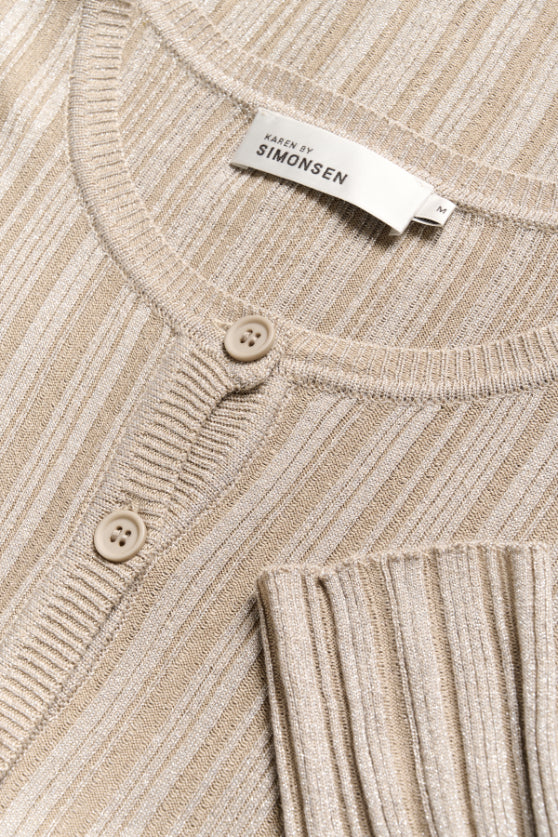 Karen By Simonsen KBUlima Cardigan - Simply Taupe