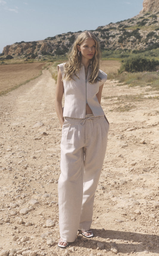 Karen By Simonsen KBVia Ro Pants - Natural Melange