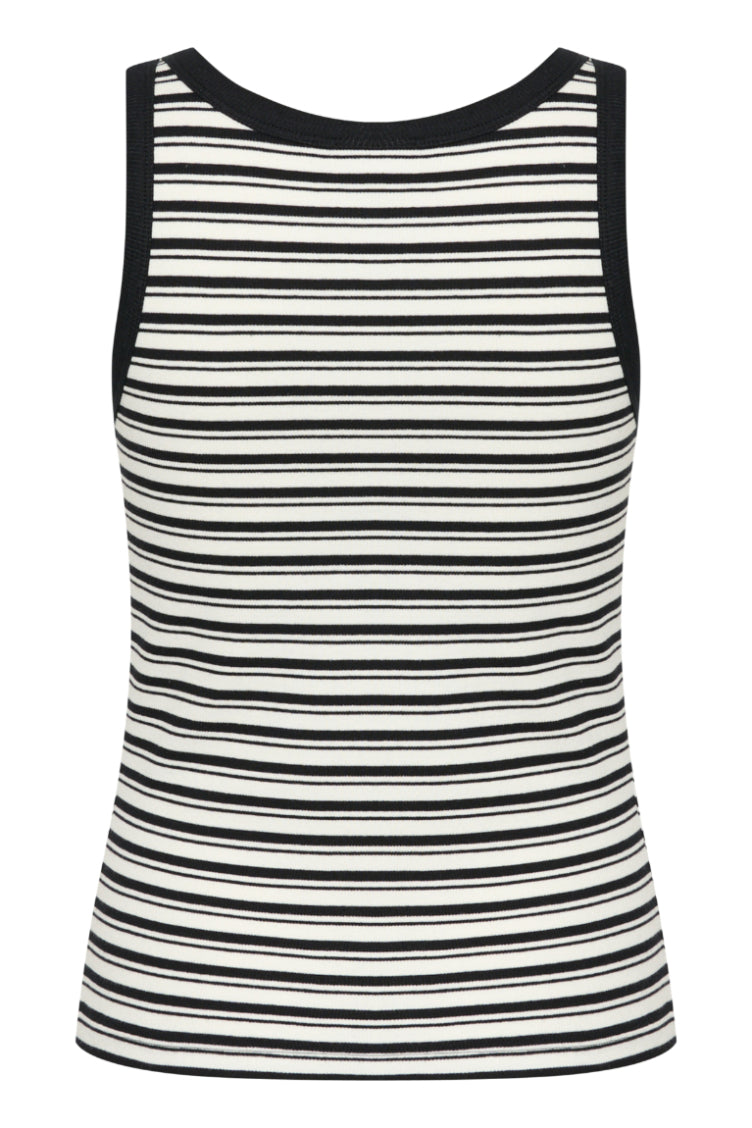 Karen By Simonsen KBOva Boat Top - Ova Black Stripe
