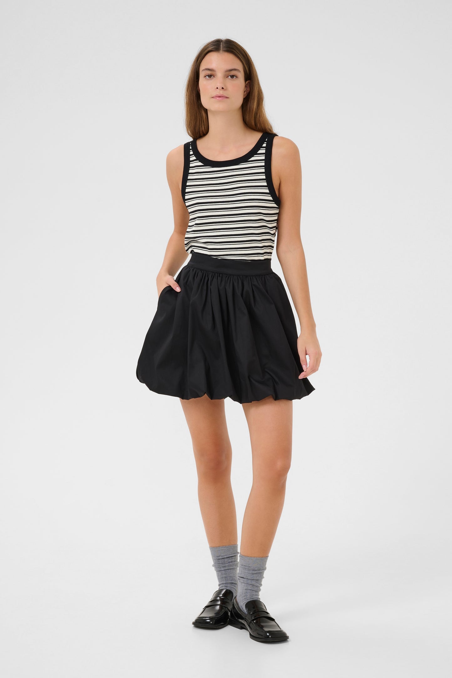Karen By Simonsen KBOva Boat Top - Ova Black Stripe