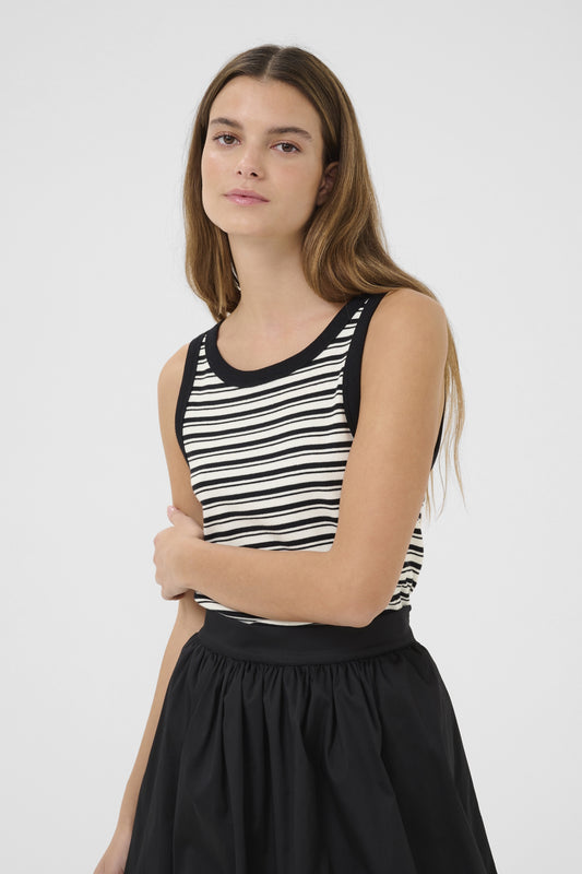 Karen By Simonsen KBOva Boat Top - Ova Black Stripe