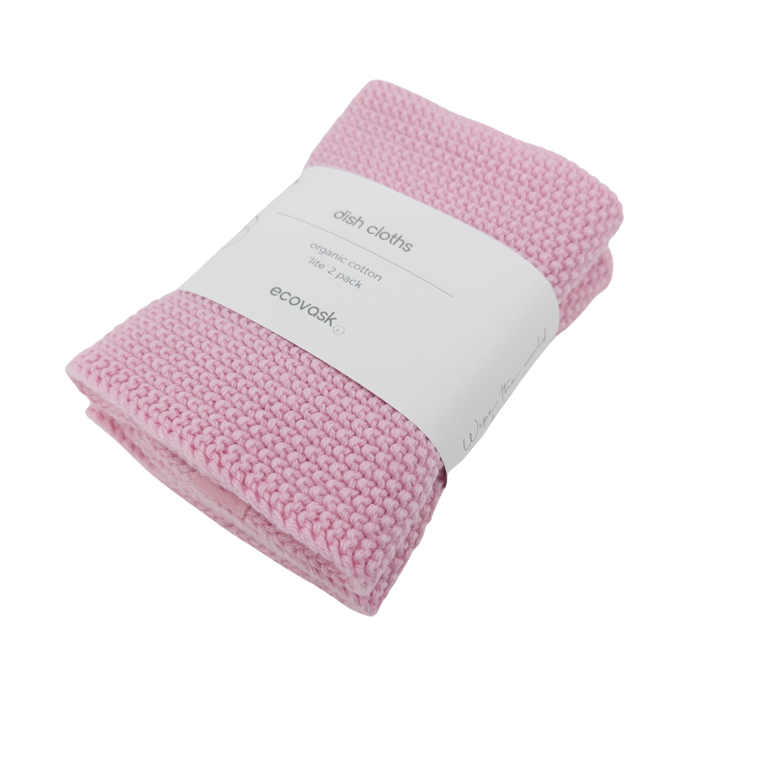 Ecovask Dishcloth Lite 2pk - Sherbet