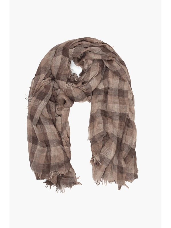 Antler Jackson Check Scarf