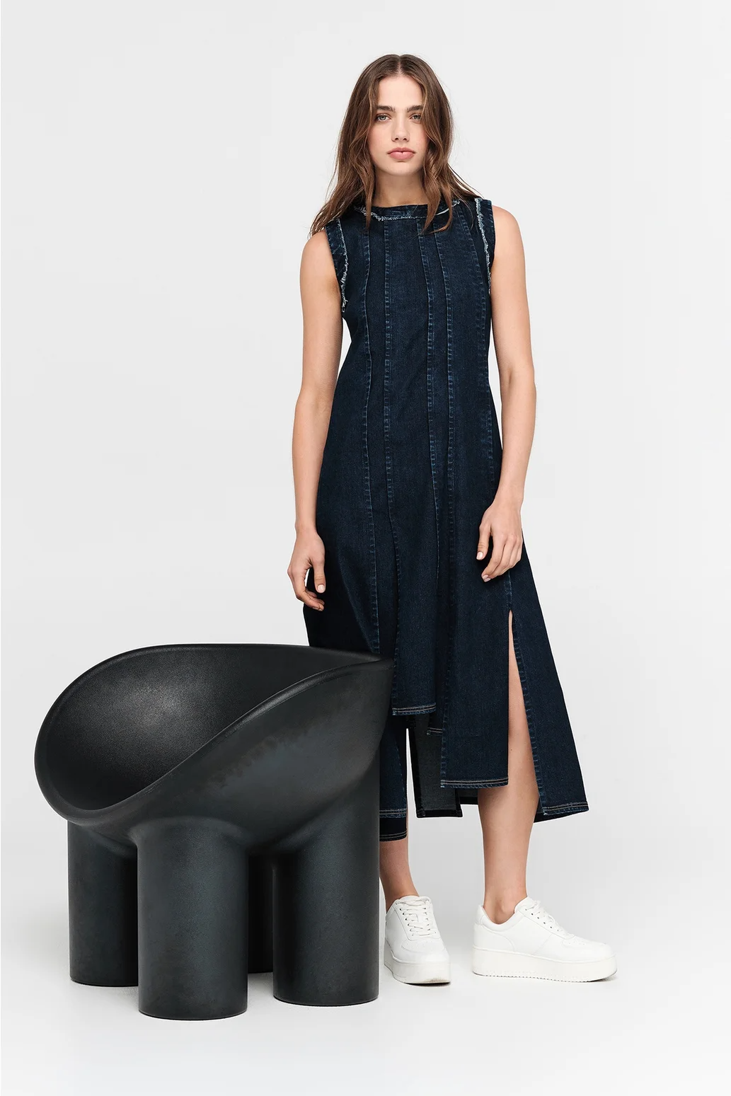 Taylor Prolong Dress - Indigo Denim