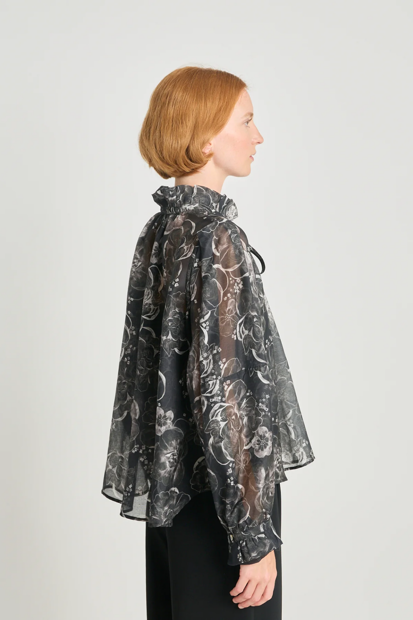 Twenty-Seven Names Just Like Heaven Blouse - Black Peony
