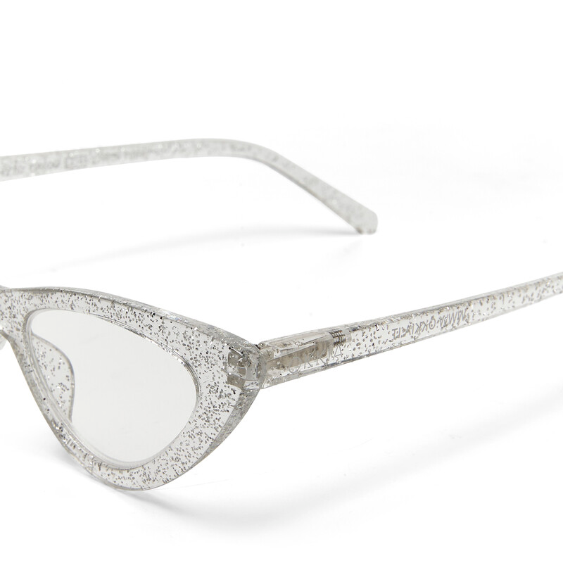 Okkia OK009 Adriana Reader - Glitter Transparent