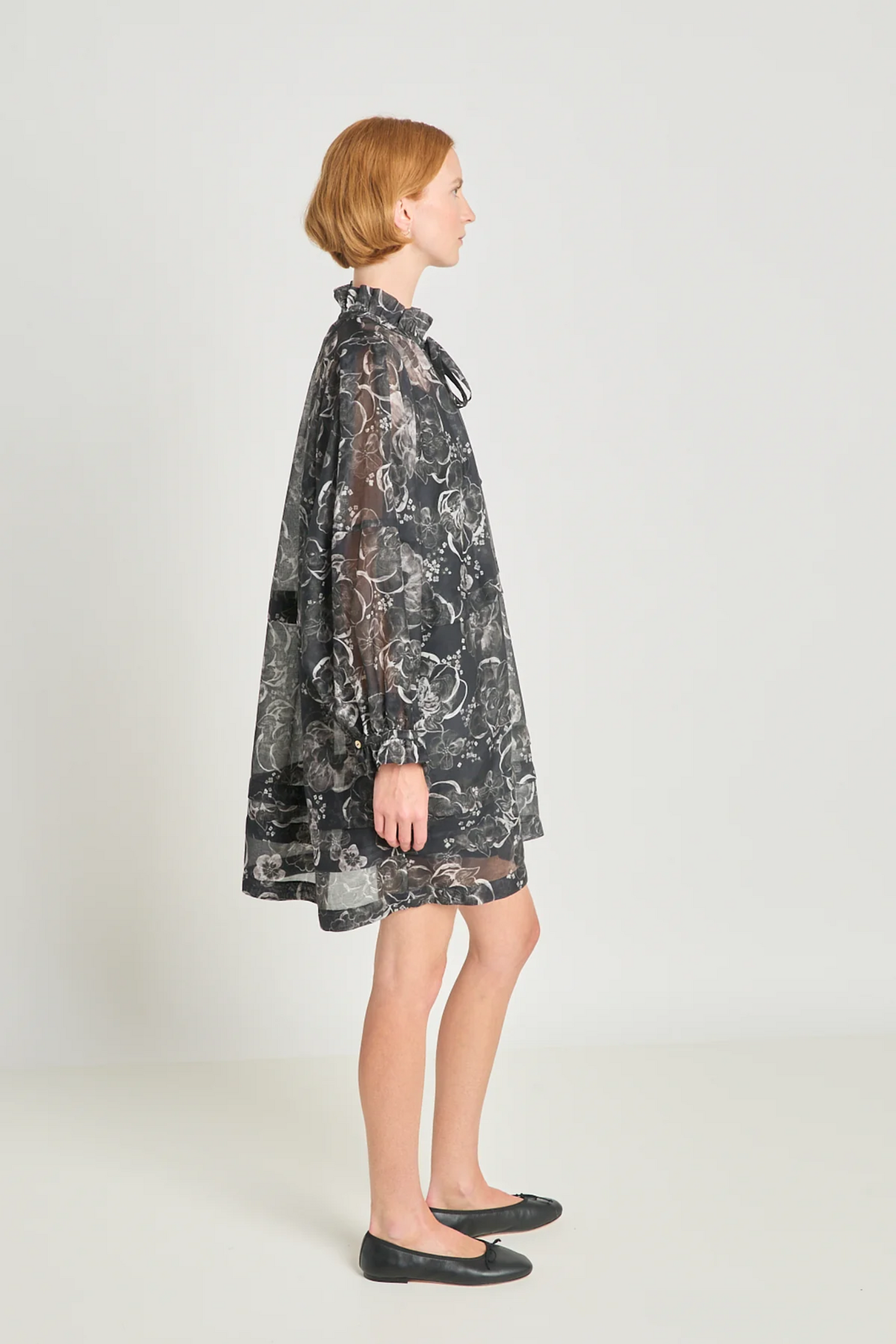 Twenty-Seven Names Character Study Dress - Black Peony