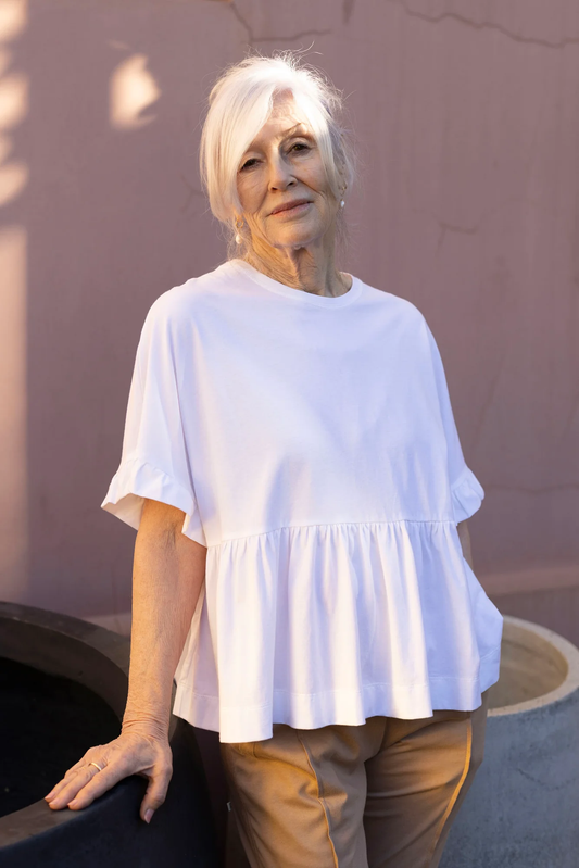 Re.Create Cascade Top - White