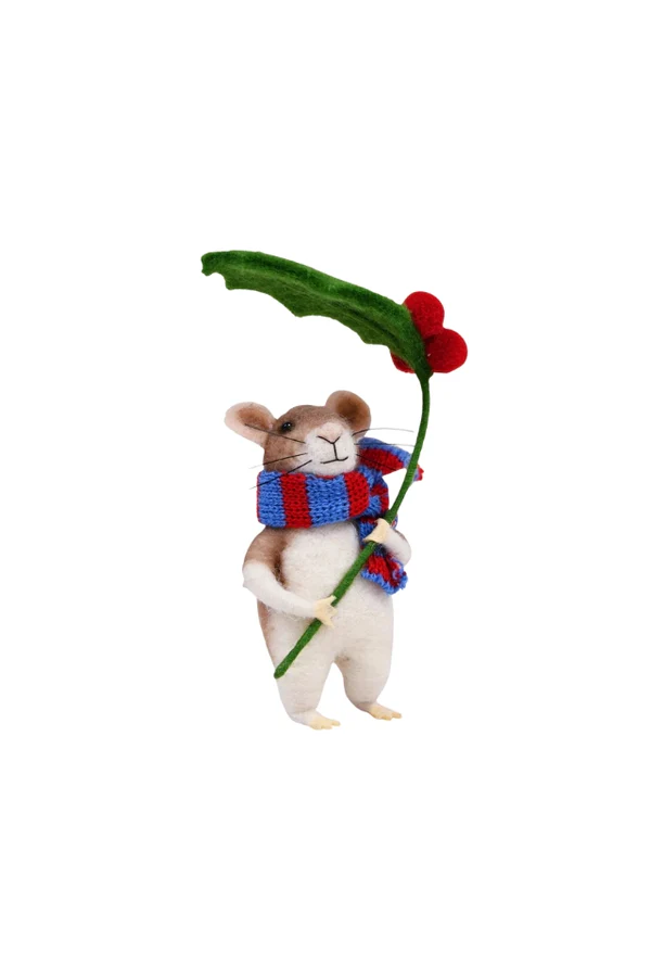 Maytime Felt Standing Mouse - Oliver