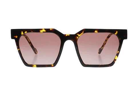 AGE Useage Large Sunglasses - Brown Tort