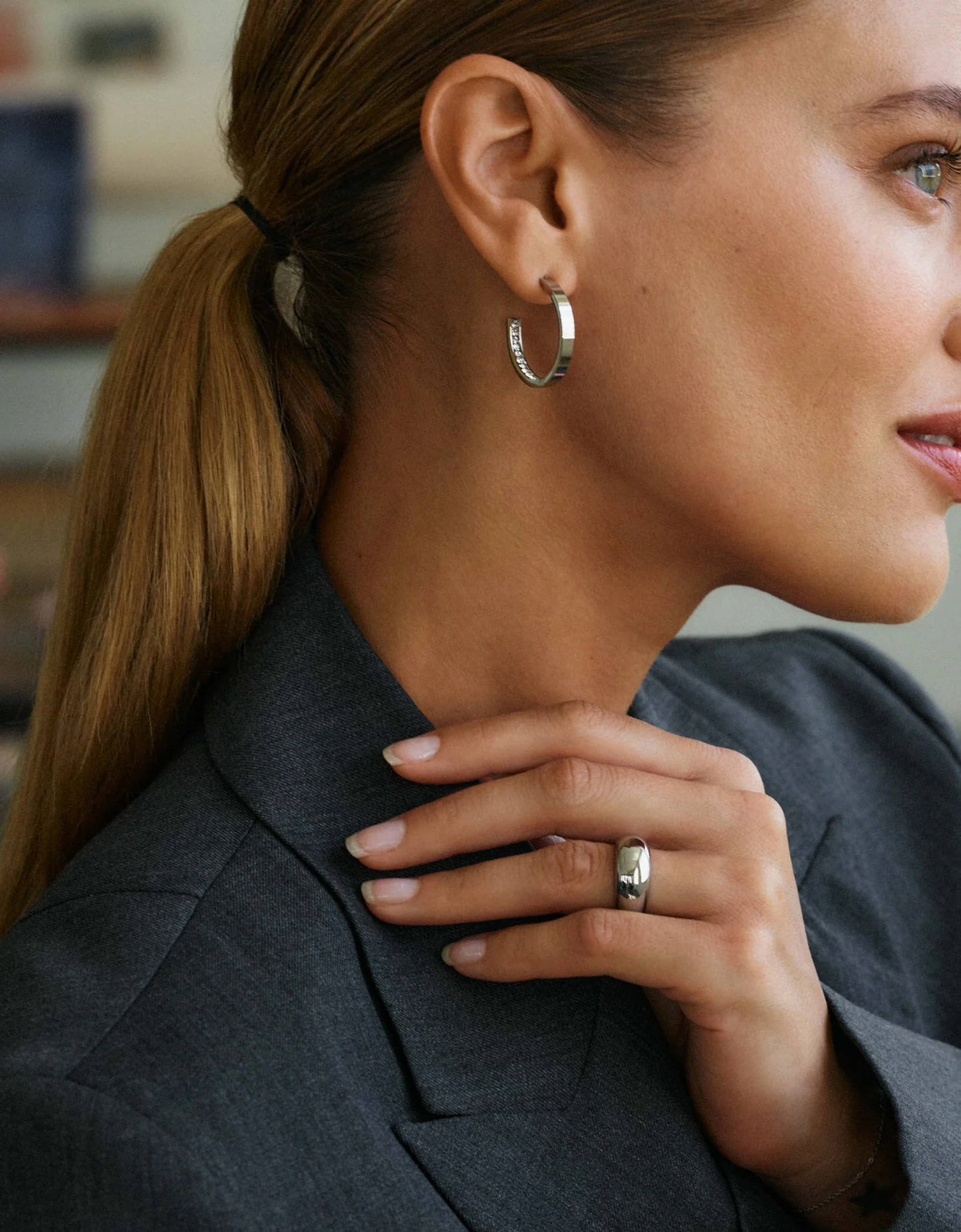 Edblad Monaco Earrings Small Steel