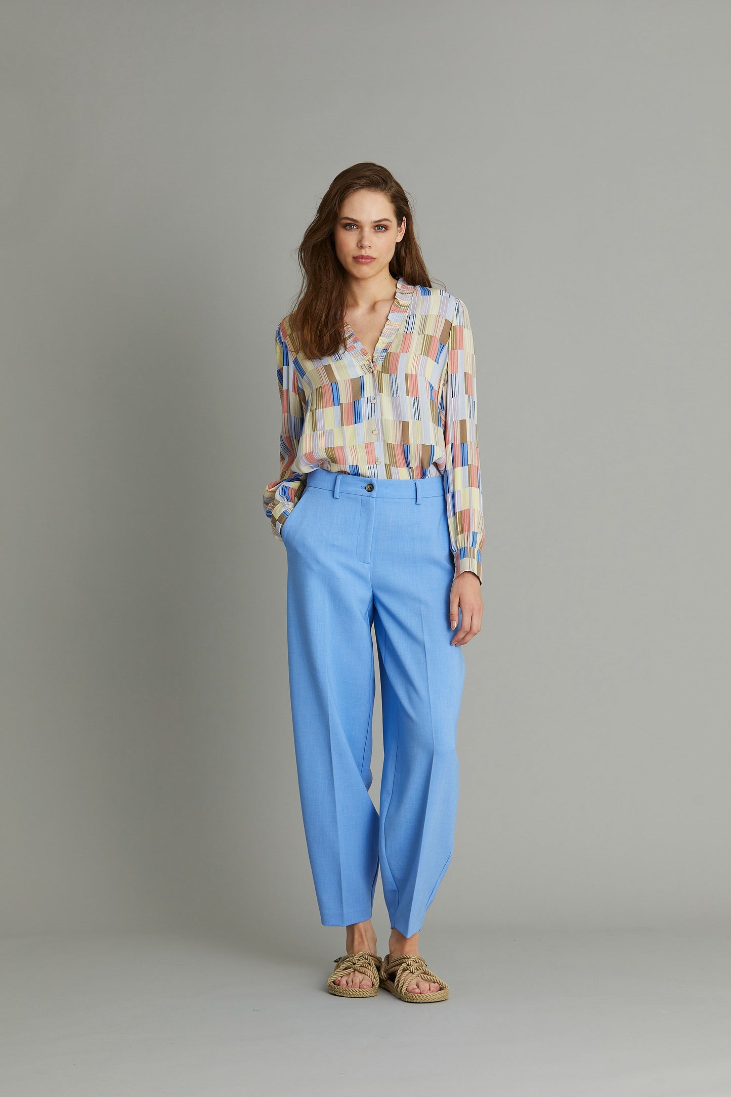 Rue De Femme Hosana Pants - Aqua