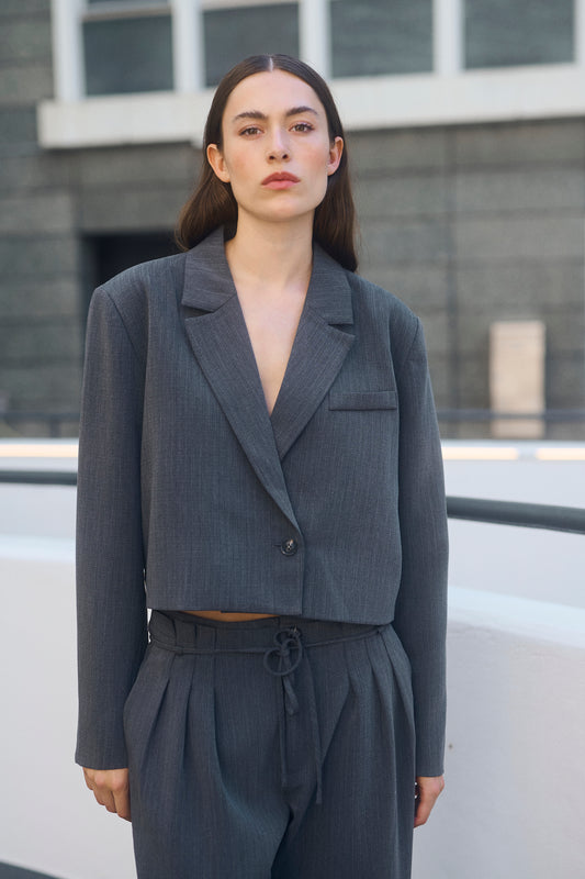 Karen By Simonsen KBRo Blazer - Grey Melange