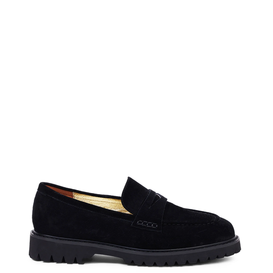 Kathryn Wilson Nova Loafer - Black Suede