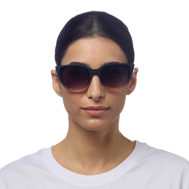 Okkia OK020 Silvia Sunglasses - Black Shaded Rose