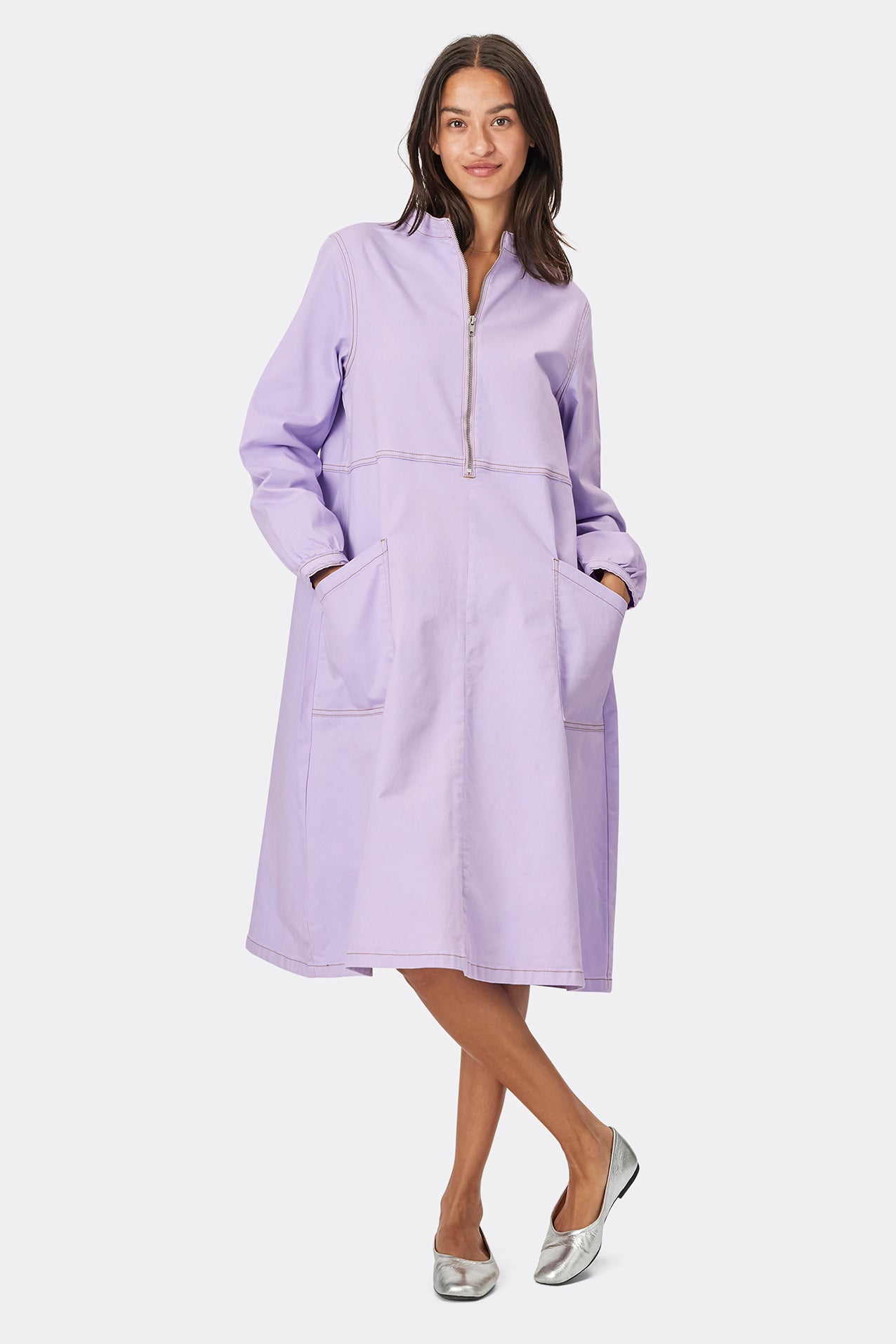 Lollys Laundry Dundee Dress - Lavender