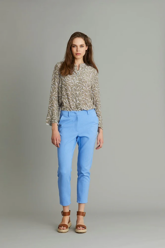 Rue De Femme New Bethanny Pants - Aqua