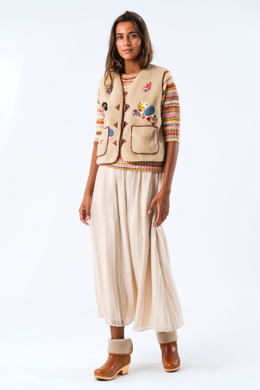 Lollys Laundry Hugo Vest - Aztec Print