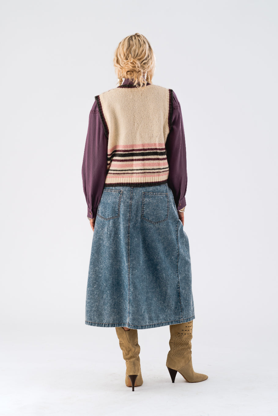 Lollys Laundry Ina Vest - Creme