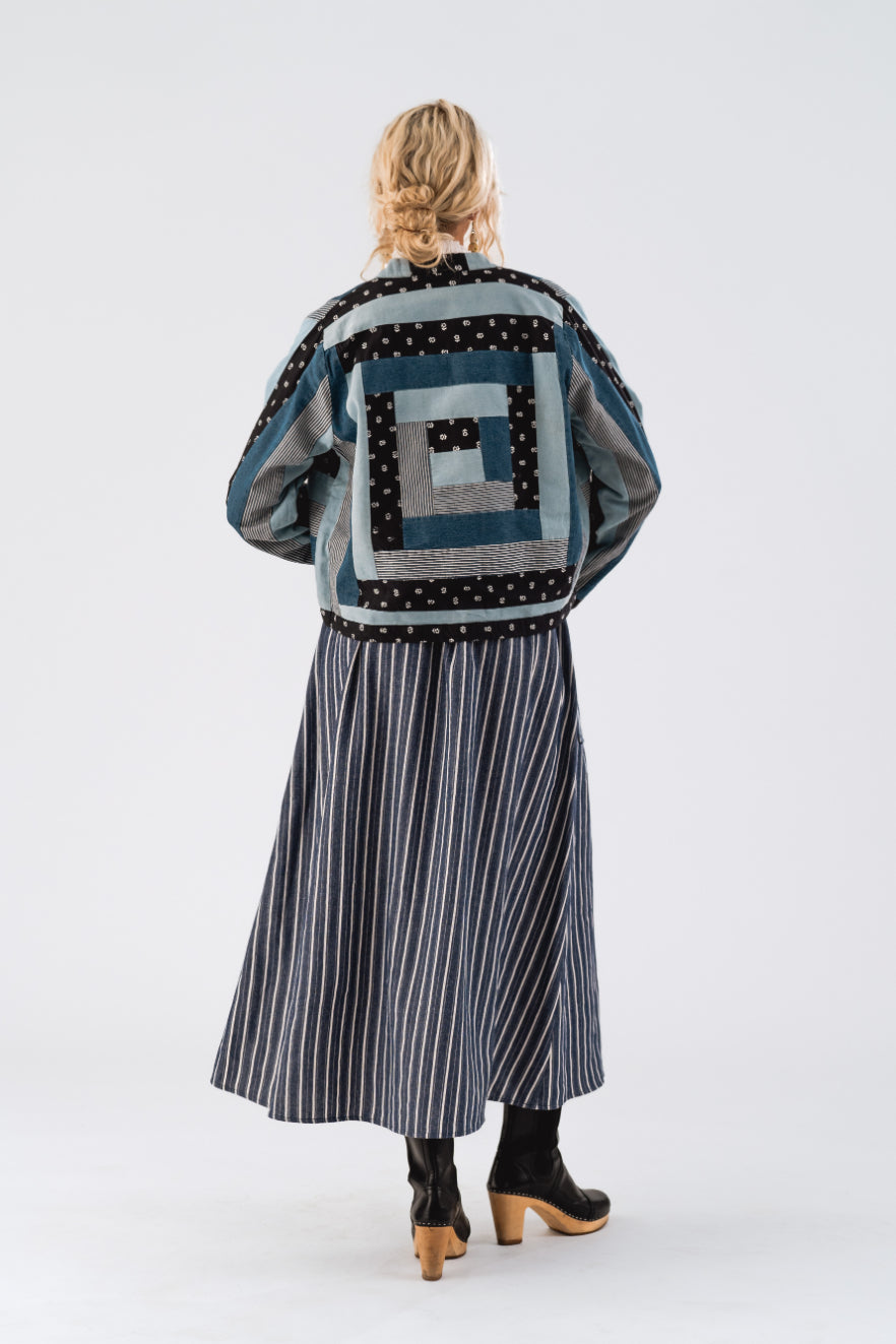 Lollys Laundry Emilia Short Jacket - Blue