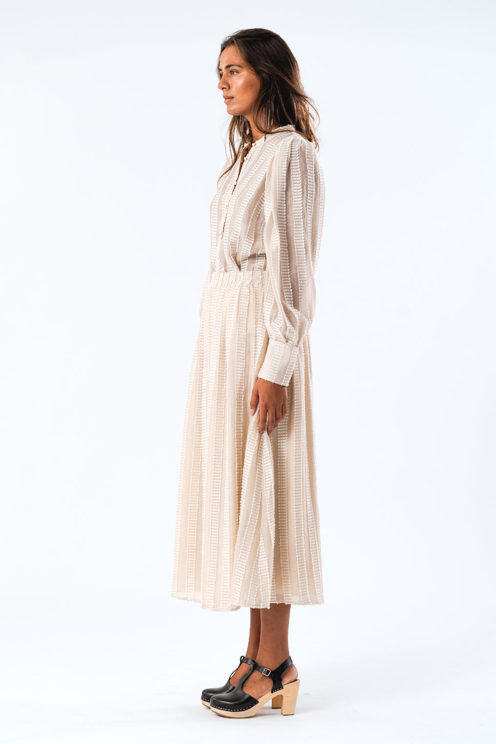 Lollys Laundry Akana Maxi Skirt - Creme