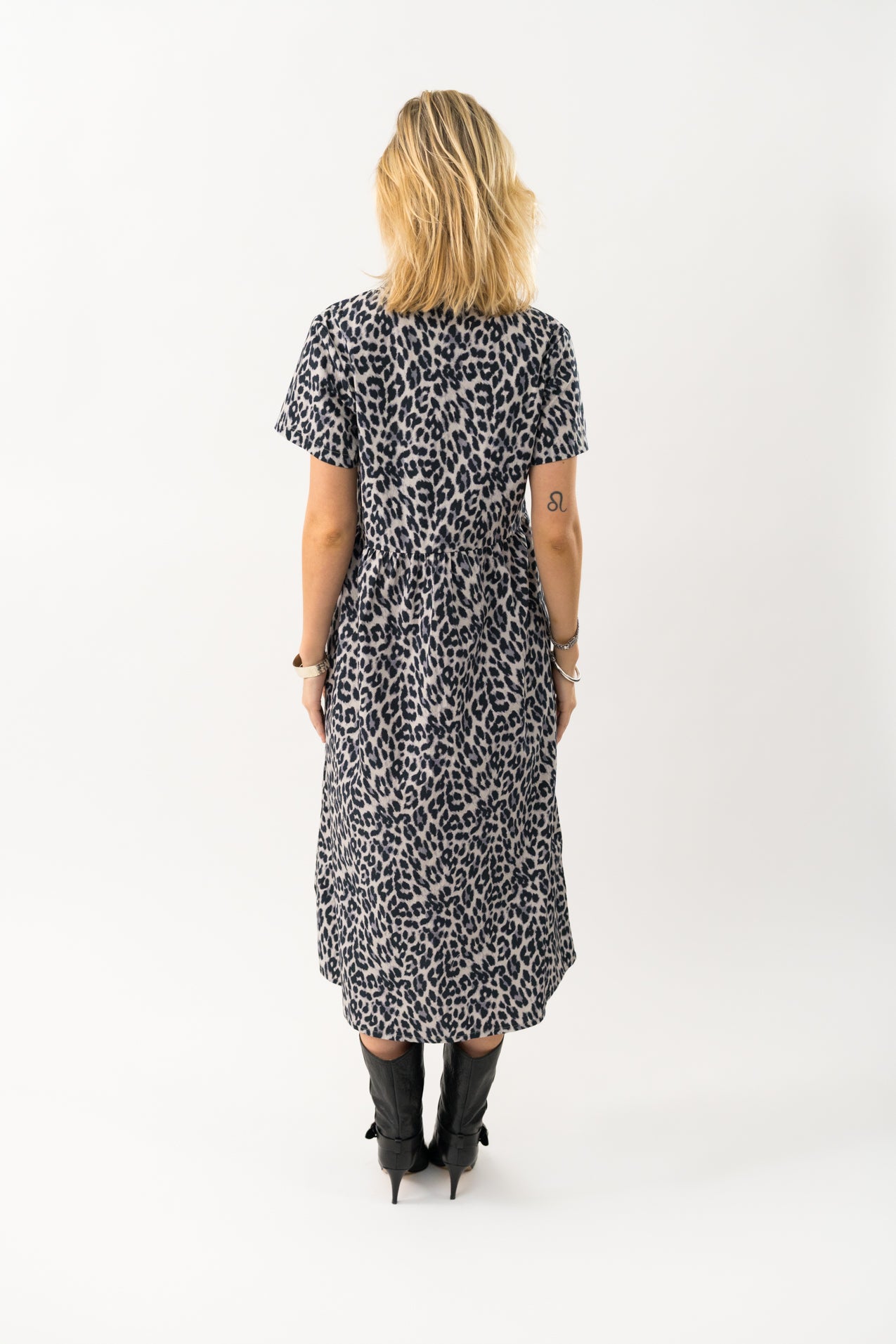 Lollys Laundry AliyaLL Maxi Dress SS - Leopard Print