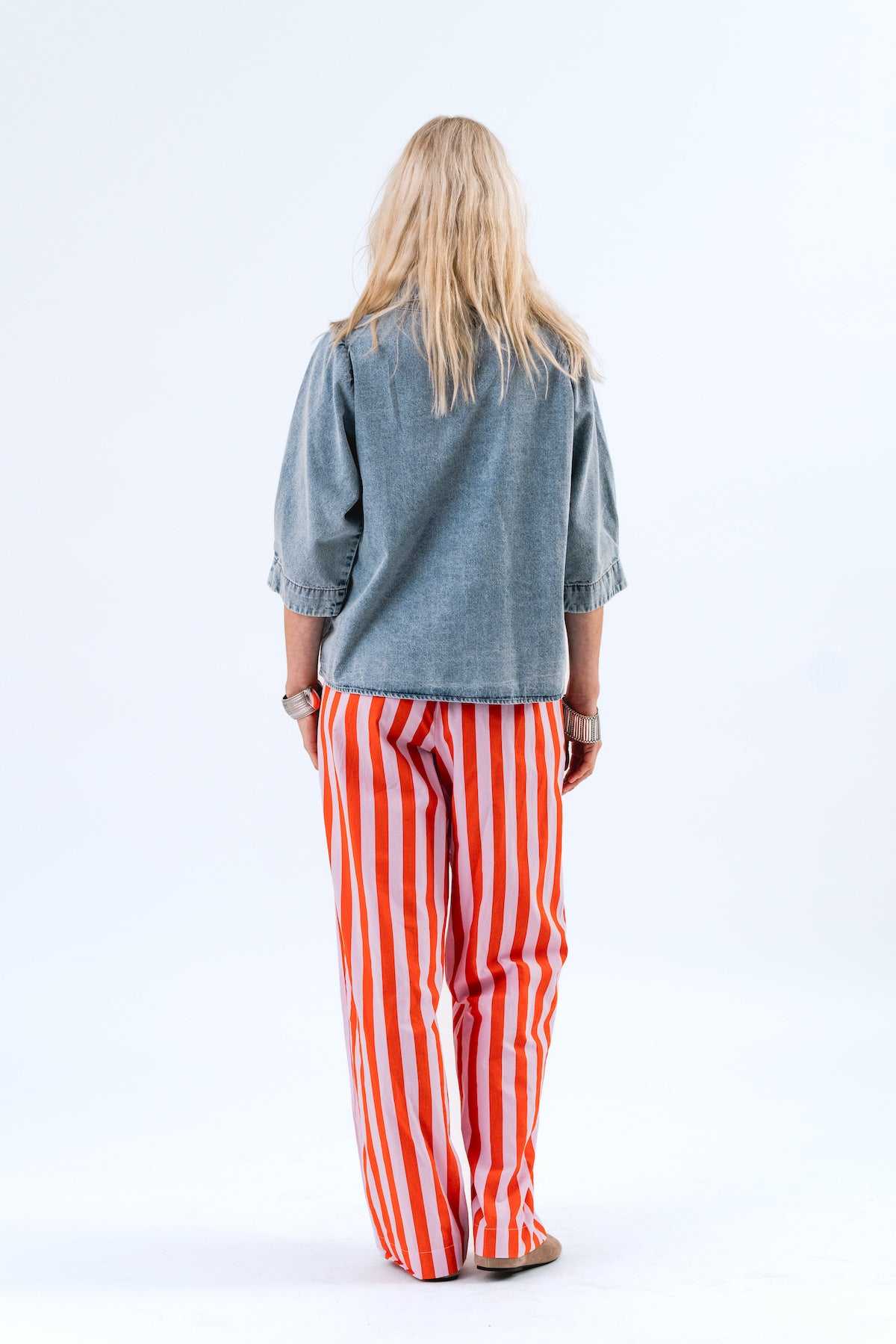 Lollys Laundry BonoLL Shirt SS - Washed Denim