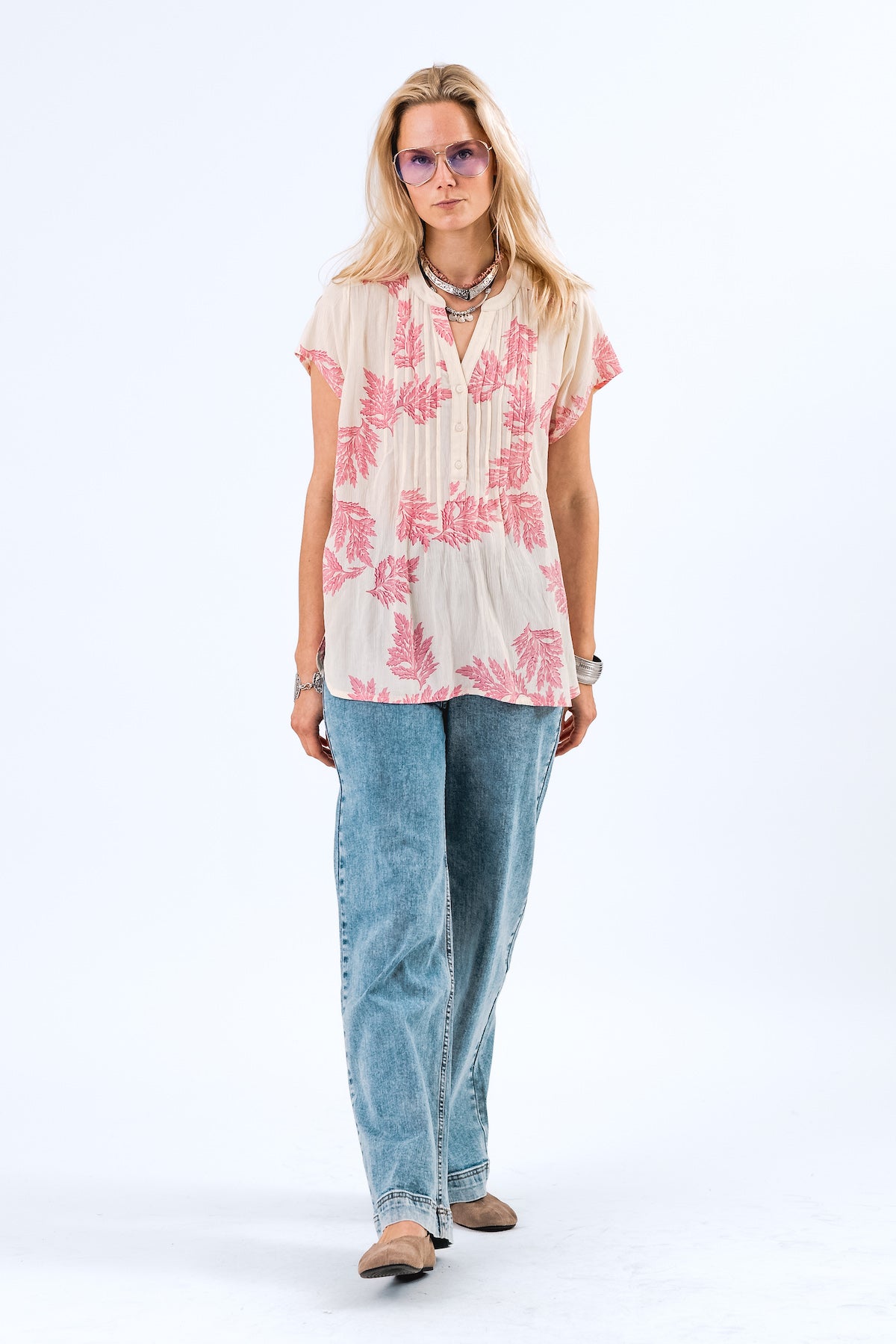Lollys Laundry HeatherLL Top SS - Pink