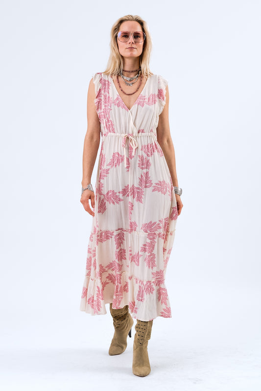 Lollys Laundry SamoLL Midi Dress SL - Pink