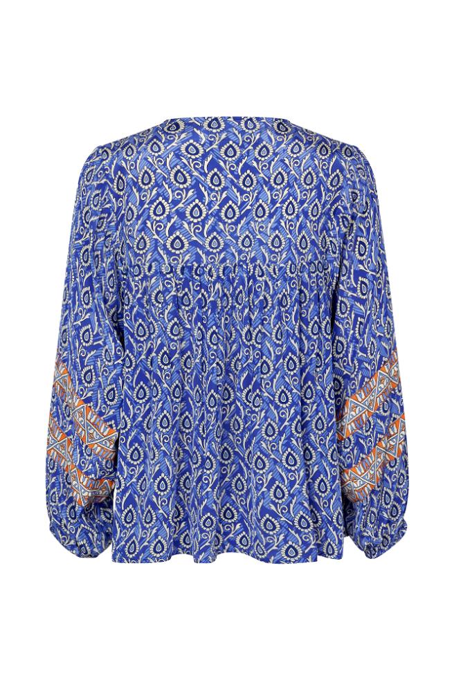 Lollys Laundry TeelLL Blouse LS - Blue
