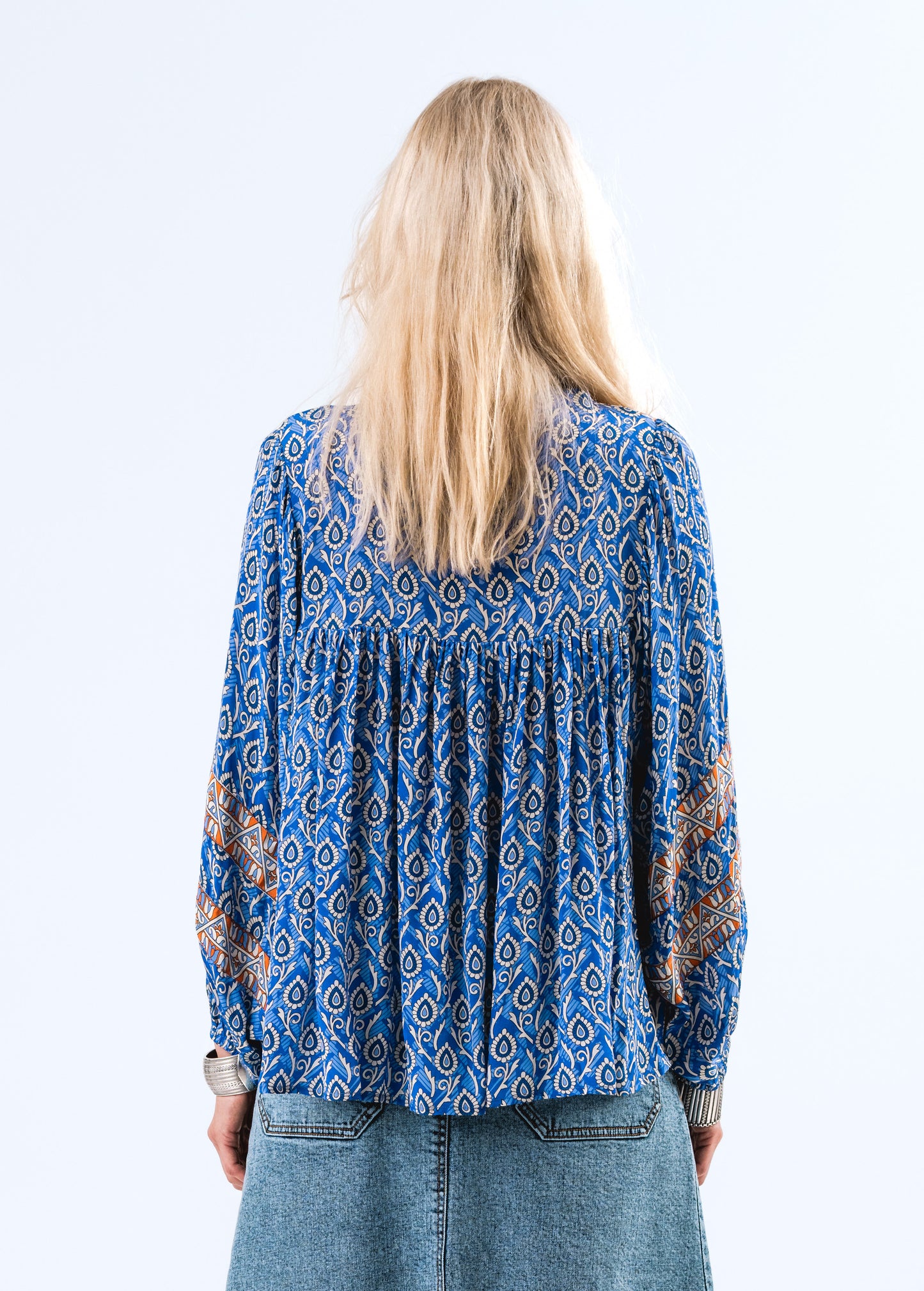 Lollys Laundry TeelLL Blouse LS - Blue