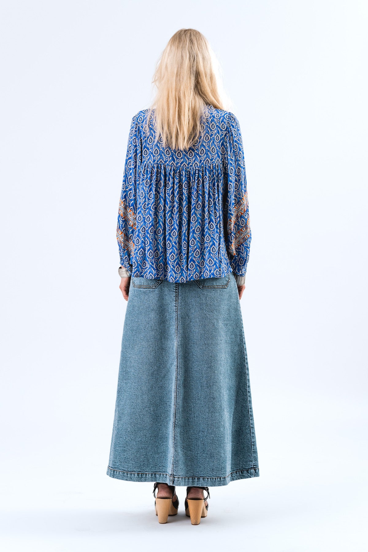 Lollys Laundry TeelLL Blouse LS - Blue