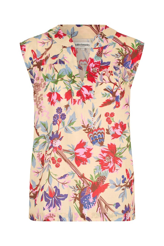 Lollys Laundry Paloma Top SL - Flower Print
