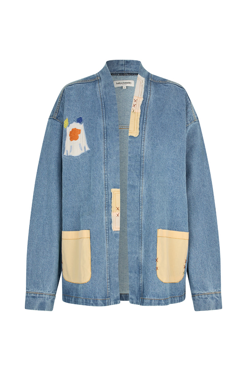 Lollys Laundry MilaLL Jacket LS - Washed Denim
