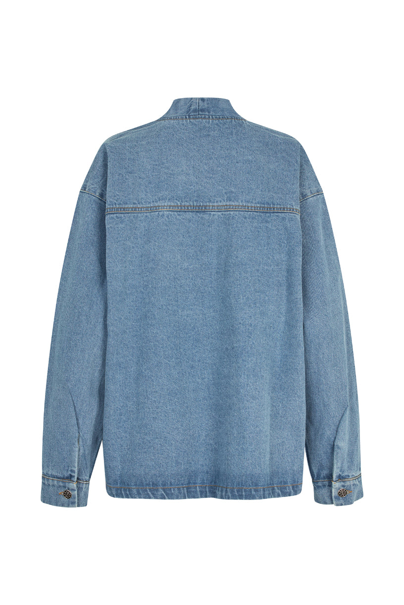 Lollys Laundry MilaLL Jacket LS - Washed Denim