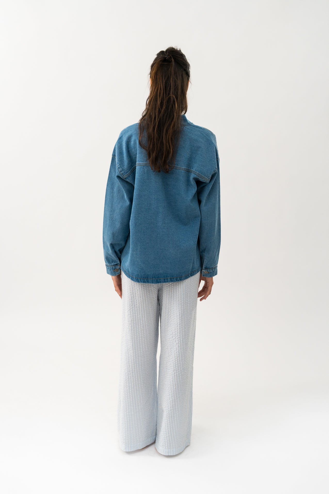 Lollys Laundry MilaLL Jacket LS - Washed Denim
